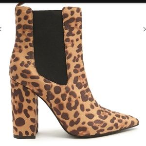 Leopard Print Ankle Booties